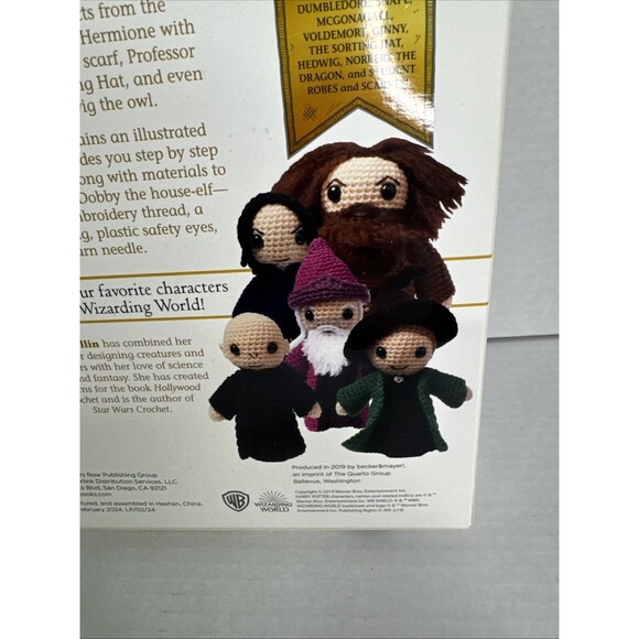 Harry Potter Crochet Kit with Harry's‎ Wand Crochet Hook, Yarn, Eyes, Etc NEW ! - Picture 7 of 7